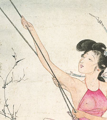 靖安-胡也佛的仕女画和最知名的金瓶梅秘戏图